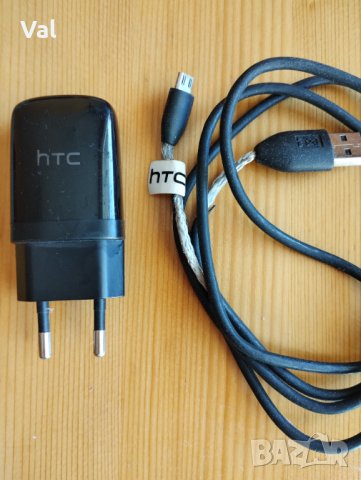 Зарядно и кабел за телефон HTC, снимка 2 - HTC - 43602262