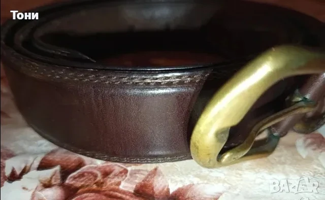 SCHUCHARD & FRIESE Оригинал Мъжки Колан Изцяло от Естествена Кожа 125см. , снимка 8 - Колани - 51117354