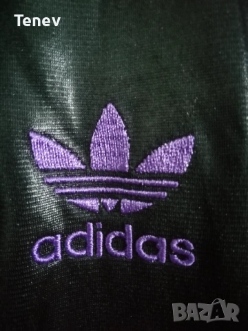 Adidas Chile 62 оригинално мъжко черно-лилаво горнище размер S, снимка 5 - Спортни дрехи, екипи - 53041627