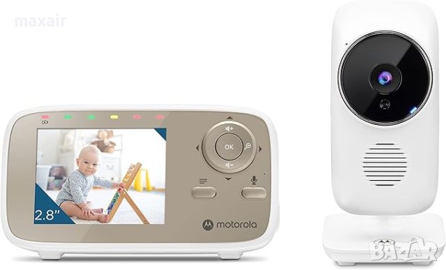 Видео бебефон MOTOROLA BABY MONITOR VM483 2.8″ White * Безплатна доставка * Гаранция 2 години