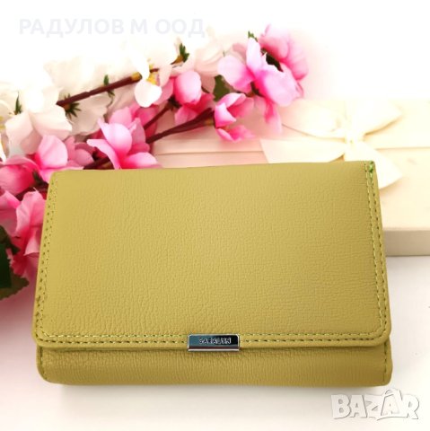 Дамско кожено портмоне с два външни монетника Saralyn, различни цветове, снимка 7 - Портфейли, портмонета - 43337962
