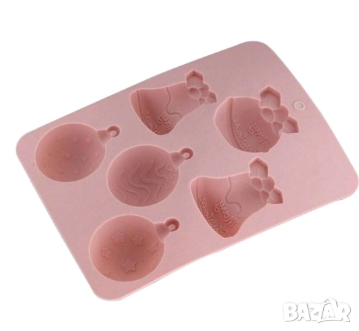 Два вида молдове за шоколадови Коледни топки , снимка 5 - Форми - 52072603