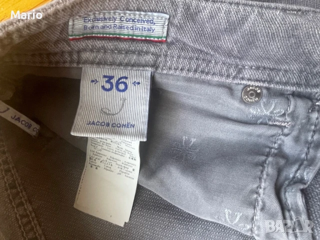 Jacob Cohen мъжки сив панталон 36, снимка 4 - Панталони - 51083162