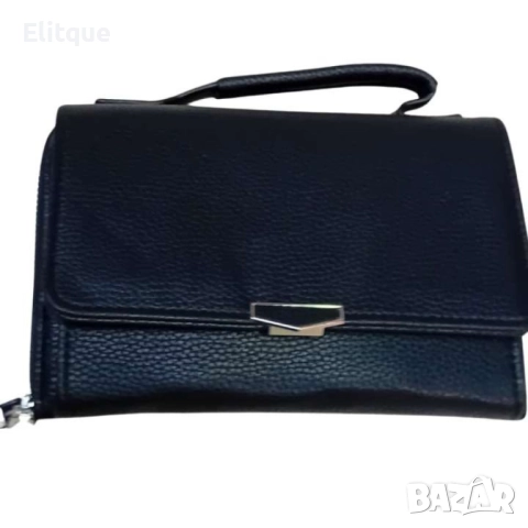 Стилна и компактна к. дамска чанта за през рамо с дълга дръжка., снимка 6 - Чанти - 52854006