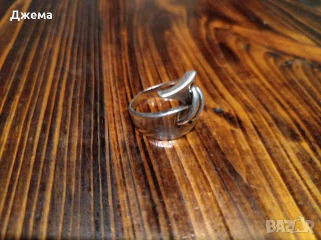 Сребърен пръстен , снимка 3 - Бижутерийни комплекти - 50930825