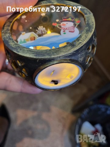 LED лампа, Фенер на Дядо Коледа, снимка 4 - Настолни лампи - 43350661