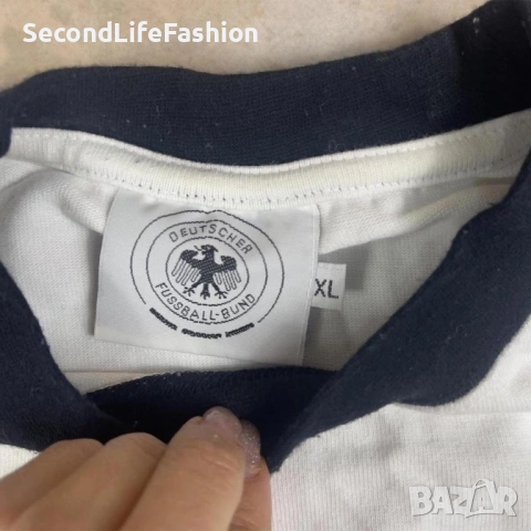 Винтидж футболна блуза Achim #40 с дълъг ръкав, размер XL Deutcher Fussball Bund, снимка 3 - Суичъри - 53160542