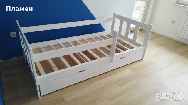 Детско легло + издърпващ се шкаф, снимка 4 - Спални и легла - 40782309