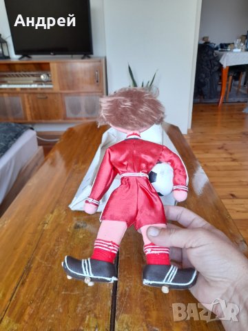 Стара кукла за стена Футболист, снимка 4 - Други ценни предмети - 37330473