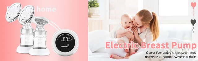 Помпата за кърма GROWNSY- двойна, безжична, със смарт управление, снимка 6 - Помпи за кърма - 37442008