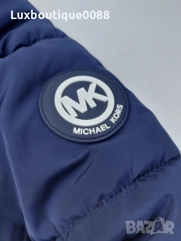 Използвано в отлично състояние зимно пухено непромокаемо яке Michael Kors L , снимка 5 - Якета - 52174145