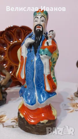 Порцеланова винтидж китайска фигура. Перфектно състояние., снимка 2 - Колекции - 47898064