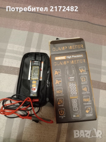 мултицет ампер клещи ANENG, снимка 3 - Друга електроника - 52679754