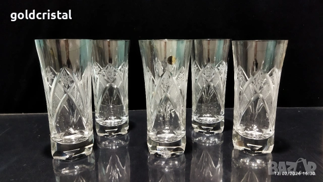 Кристални чаши Зорница 