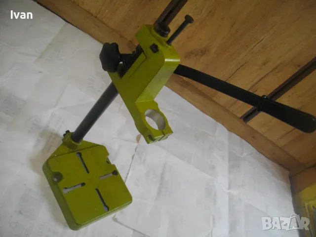 HANSEATIC НОВА НЕМСКА СТОЙКА ЗА БОРМАШИНА ОЛЕКОТЕНА АЛУМИНИЕВА 2,0 кг/работен ход 60 мм, снимка 3 - Бормашини - 48253332