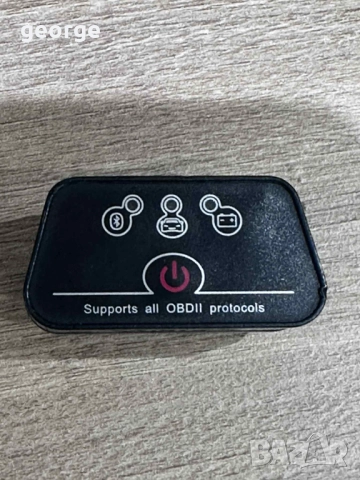 Диагностичен интерфейс Vgate Multibrand, ICar2, черен, Bluetooth, OBD2