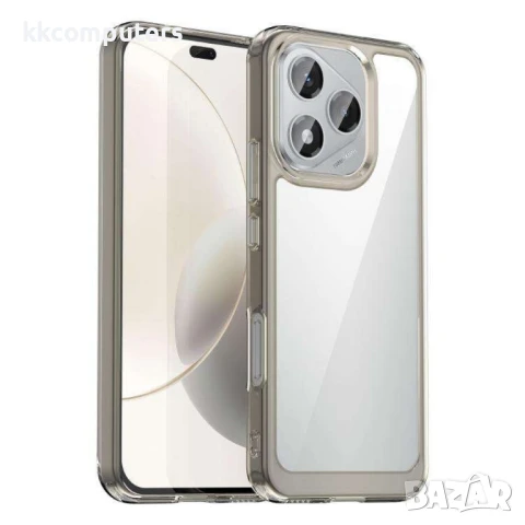 Honor 400 Lite Colorful TPU + Acrylic Удароустойчив Калъф и Протектор, снимка 3 - Калъфи, кейсове - 50937775