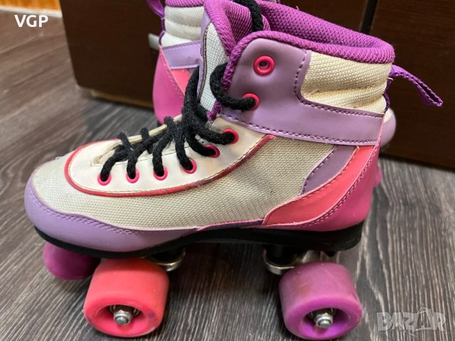 Ролкови кънки 35/36 размер с подарък протектори, снимка 3 - Ролери, кънки - 40551225