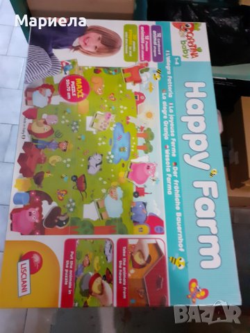Lisciani Carotina Baby 3D Пъзел игра за бебета Happy farm 72248, снимка 4 - Игри и пъзели - 39592684