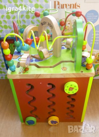 Огромен дървен мултифункционален интерактивен занимателен сортер, снимка 10 - Образователни игри - 26626674