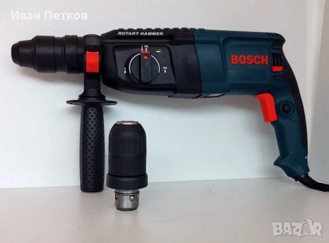 Перфоратор Къртач Bosch 2-26 + допълнителен патронник, снимка 1 - Други инструменти - 36608379