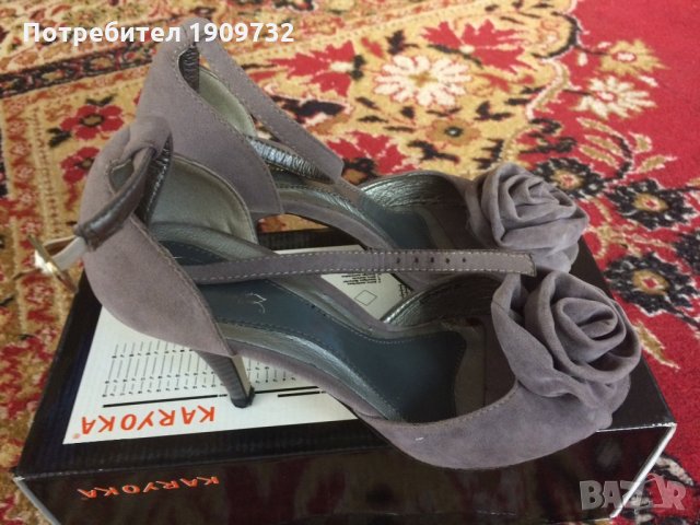 дамски сандали на ток подарък  блуза. сега 12 лева, снимка 2 - Сандали - 27002025