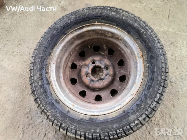 Джанта с гума за Голф 3 Пасат Венто Джета 13 цола VW Golf 3 Passat Vento Jetta, снимка 3 - Гуми и джанти - 48768643