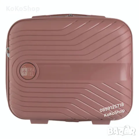 Куфар за ръчен багаж-36х31х17 см./куфар/розов куфар, снимка 2 - Куфари - 49306571