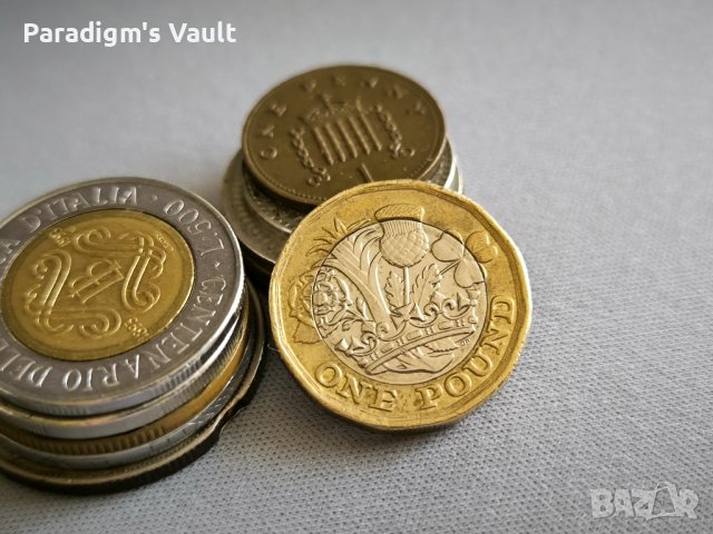 Монета - Великобритания - 1 паунд | 2017г.