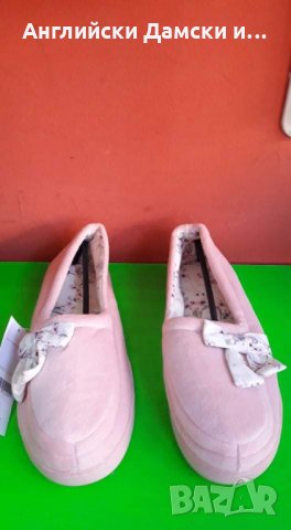 Английски дамски пантофи, снимка 4 - Пантофи - 35283601