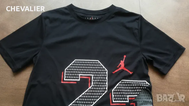 AIR JORDAN Kids T-Shirt Размер 12-13 г / 147-163 см детска тениска 23-66, снимка 3 - Детски тениски и потници - 49521236