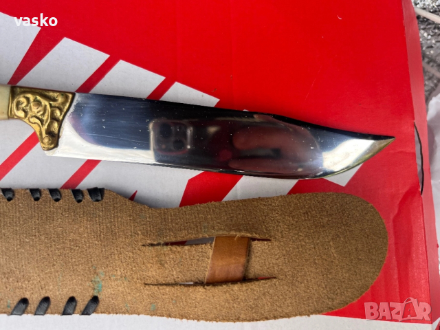 Стар Български,рог,30см, снимка 8 - Ножове - 52891059