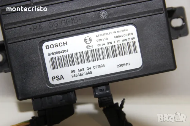 Модул парктроник Citroen C4 Picasso (2006-2014г.) 0263004204 / 9663821680, снимка 2 - Части - 47963142