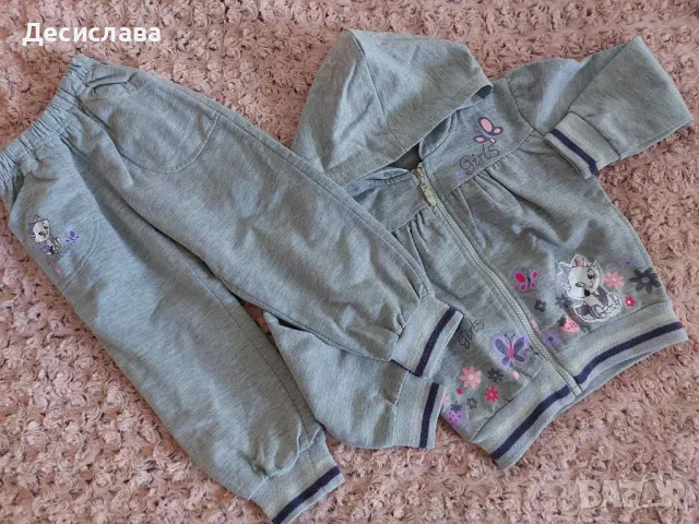 Детски спортен екип за момиче размер 2-4 години, снимка 1