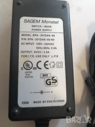 Захранване 8V, 3,6A, снимка 3 - Друга електроника - 48930882