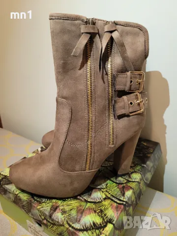 Чисто нова дамски боти на ток, снимка 5 - Дамски боти - 48458911