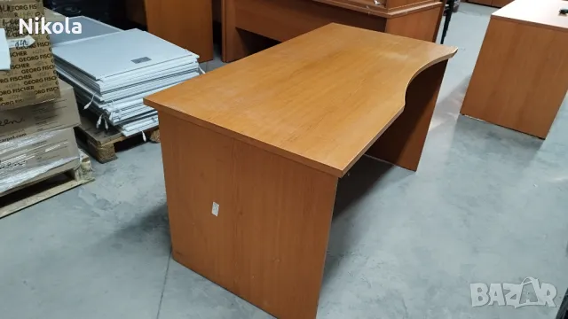 Бюро 70/140см и 120/60см височина 74см цбят череша , офис маса 2бр , снимка 11 - Бюра - 49277829