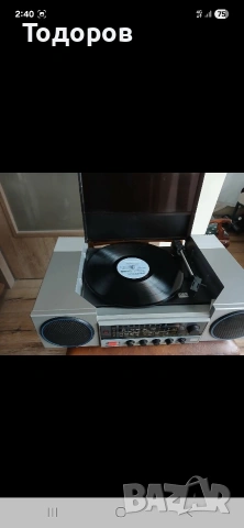 Ретро музкална уредба тунер усилвател и грамофон Вега РЕ301 С, снимка 14 - Грамофони - 53293679