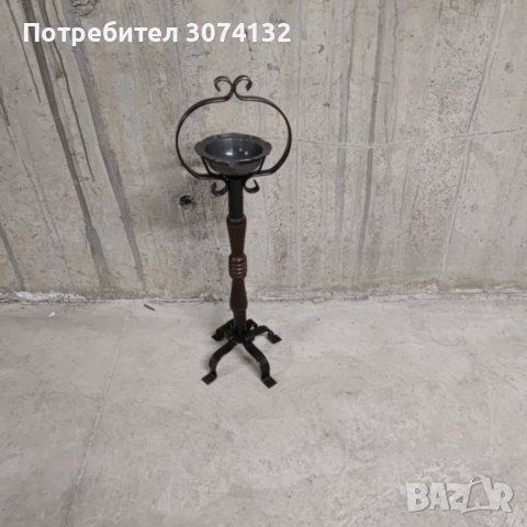 Ретро метален пепелник, снимка 4 - Колекции - 36886124