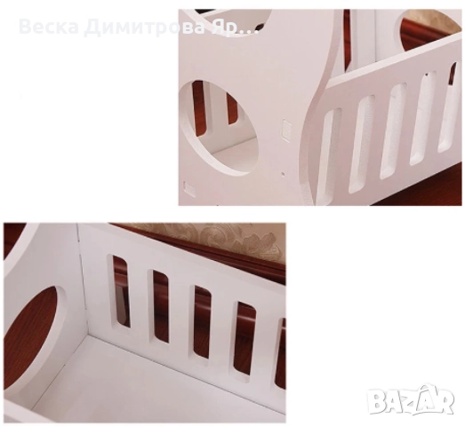 Кръгла масичка нощно шкафче, снимка 4 - Маси - 52622621