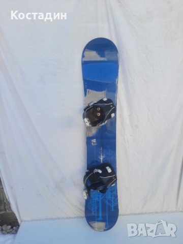 сноуборд K2 Luna 150см.  с автомати, снимка 1 - Зимни спортове - 43996892