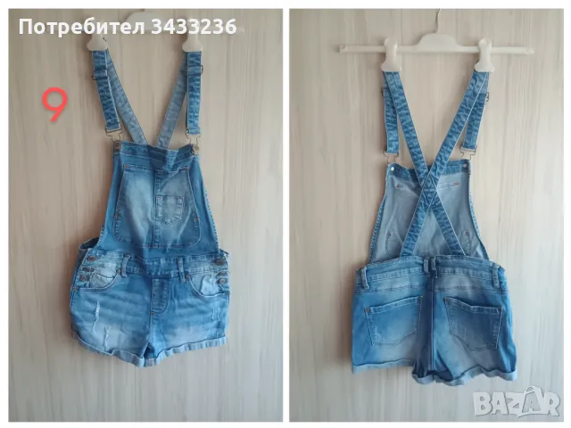 Дамски дънкови къси гащи и гащеризони ххс, снимка 9 - Якета - 50052095
