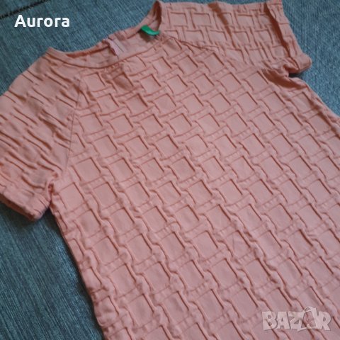 Benetton вафлена рокля 8- 9 год., снимка 5 - Детски рокли и поли - 29076721