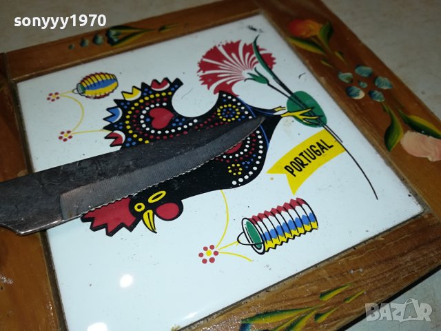 PORTUGAL-ДЪСКА С НОЖ ОТ ФРАНЦИЯ 2412231824, снимка 8 - Антикварни и старинни предмети - 43536510