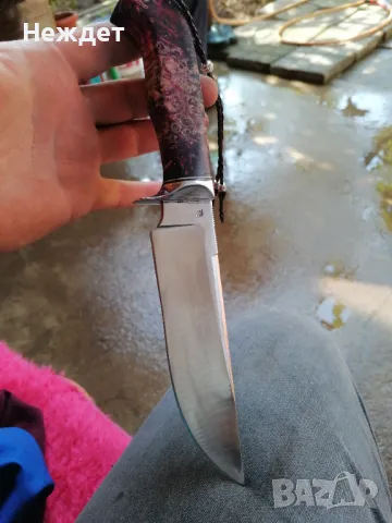 Нож от стомана S90V закалена на 62единици с крио. , снимка 5 - Ножове - 47322972