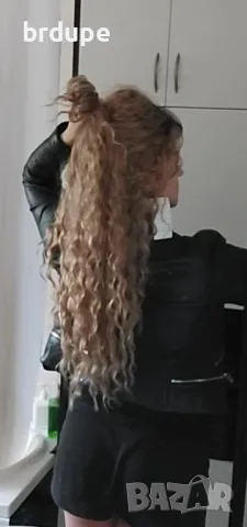 Перуки 66 см. Омбре перуки , снимка 6 - Аксесоари за коса - 45613749
