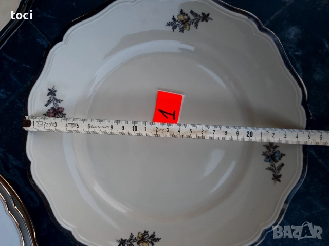 Винтидж порцеланови основни Баварски чинии , снимка 5 - Други ценни предмети - 51704478