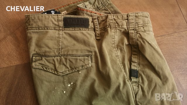 SUPERDRY Stretch Trouser Размер 33/34 еластичен панталон 10-51, снимка 11 - Панталони - 43122068