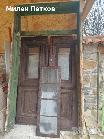 Стара автентична дървена врата, снимка 5 - Входни врати - 53004109