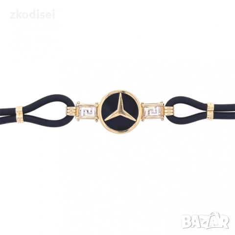 Златна гривна със силикон 10,97гр. 20см. 14кр. проба:585 модел:2460-3